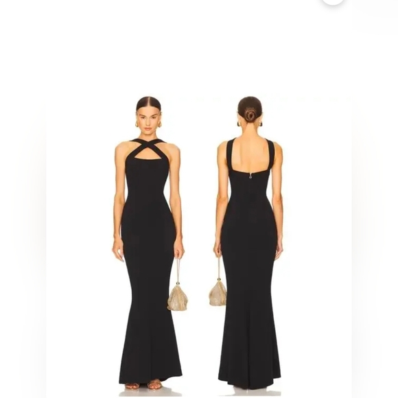 Nookie Viva 2 Way Gown Dress Black Small - Picture 2 of 10